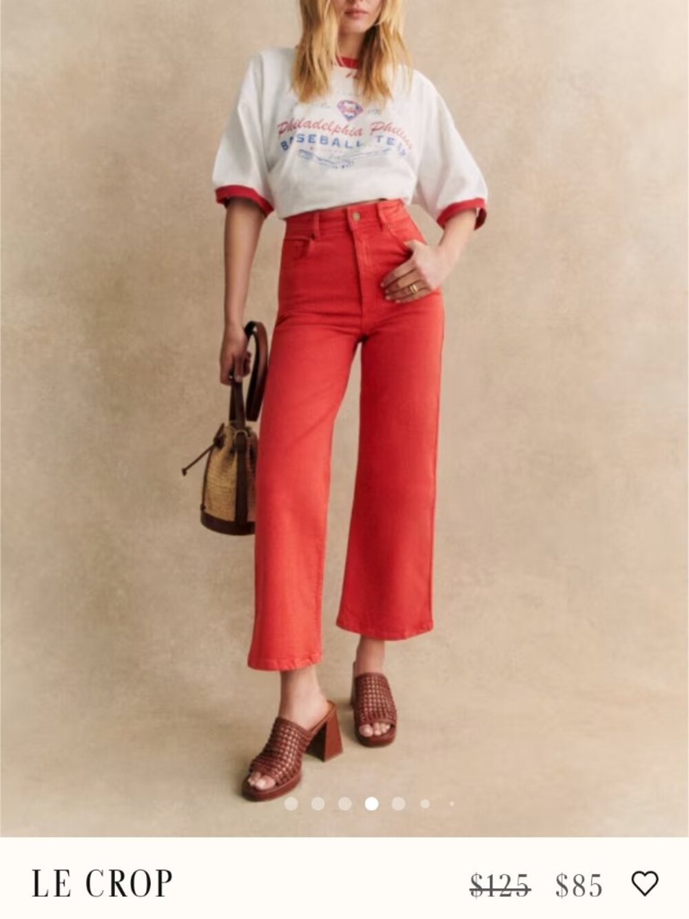 Sezane Le Crop Jeans NWT